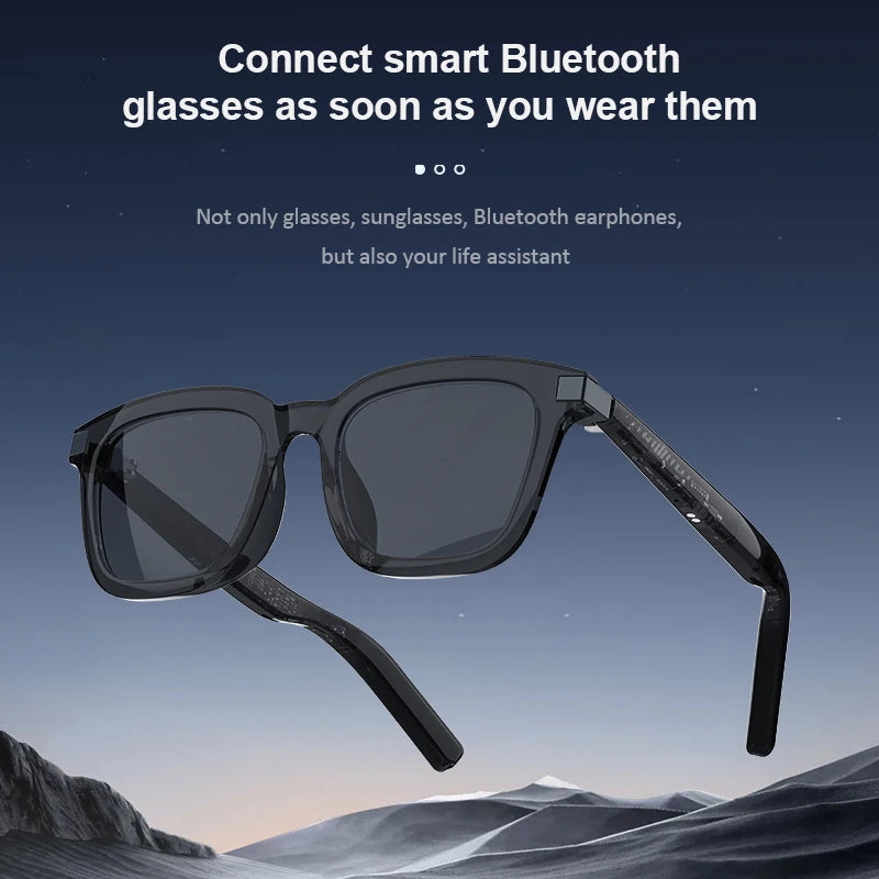 Smart Wearable Glasses Headset Outdoor Sport Sunglasses with BT 5.4 Anti Blue Hands Free Call Music Smart Sunglasses G06L