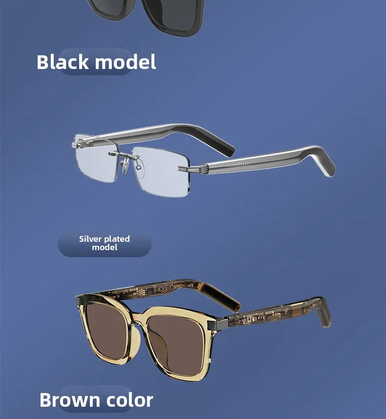 Smart Wearable Glasses Headset Outdoor Sport Sunglasses with BT 5.4 Anti Blue Hands Free Call Music Smart Sunglasses G06L