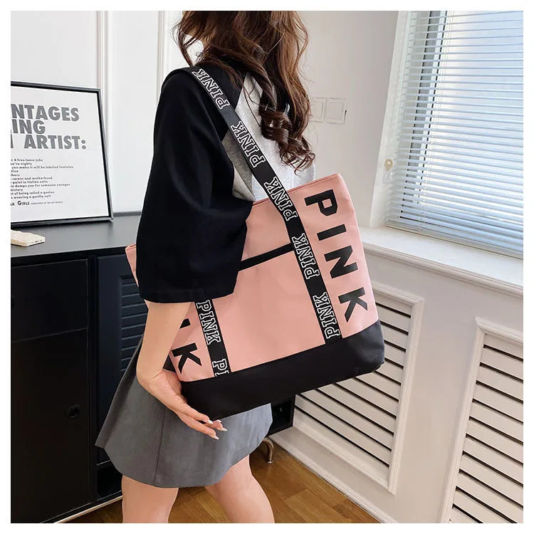 Leisure Large Capacity Tote Bag for Women Shoulder Bags Simple Class Bag for Girl Fashionable Purse and Handbag Bolsos De Mujer