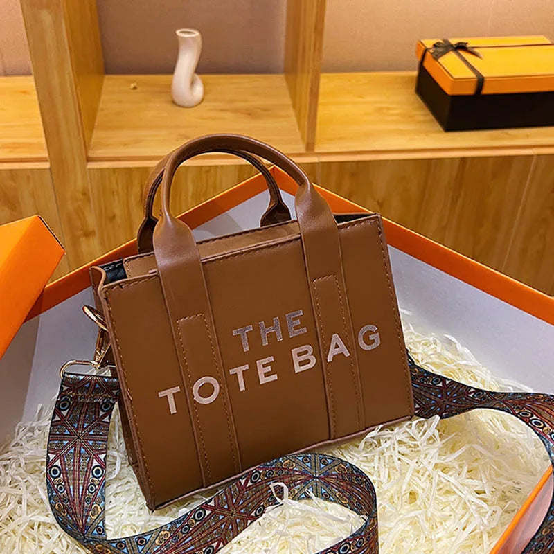 Brand Letter Handbag Designer Minimalist Design Handbag, European and American Fashion Crossbody Bag, Women's Retro One Shoulder