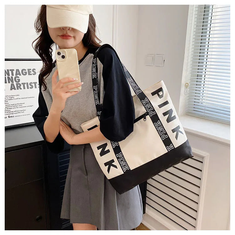 Leisure Large Capacity Tote Bag for Women Shoulder Bags Simple Class Bag for Girl Fashionable Purse and Handbag Bolsos De Mujer