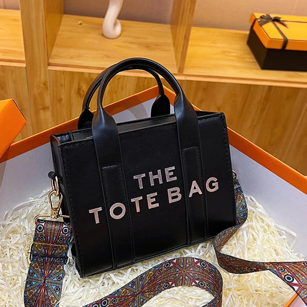 Brand Letter Handbag Designer Minimalist Design Handbag, European and American Fashion Crossbody Bag, Women's Retro One Shoulder