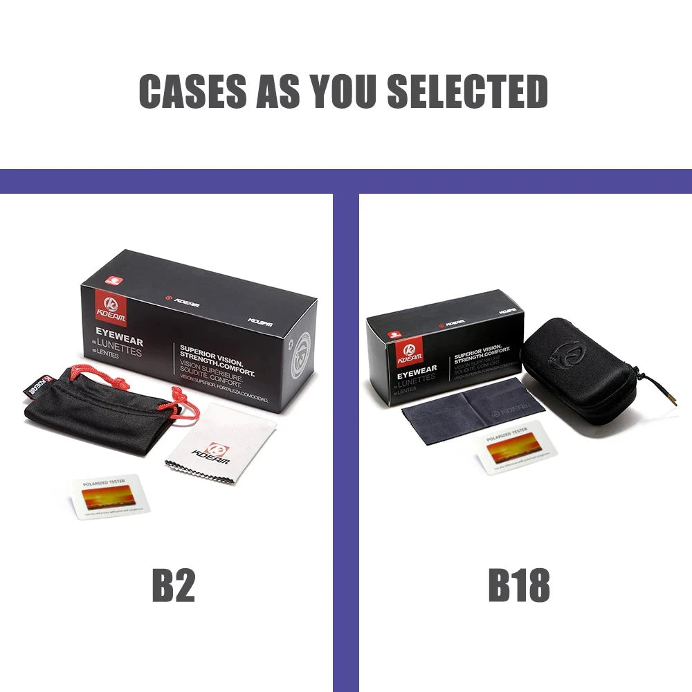 New KDEAM Brand High Quality Men Square Sunglasses Colors Sports Polarized Sun Glasses Reflective Coating Mirrored Lens UV400