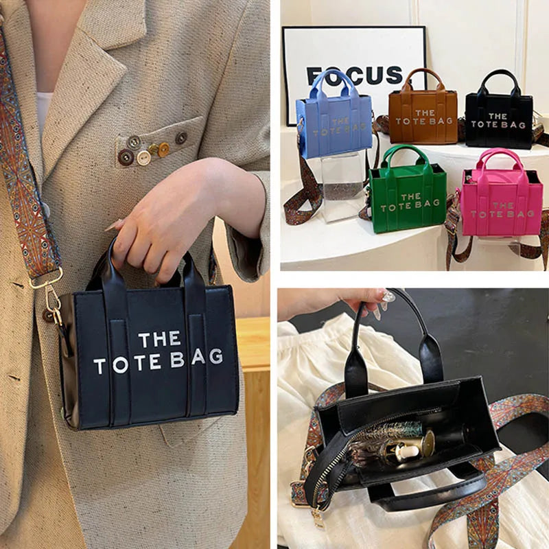 Brand Letter Handbag Designer Minimalist Design Handbag, European and American Fashion Crossbody Bag, Women's Retro One Shoulder