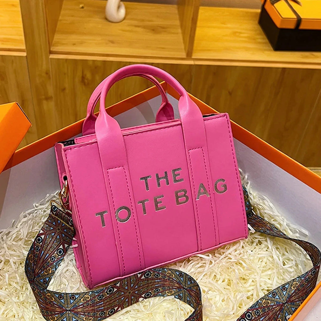 Brand Letter Handbag Designer Minimalist Design Handbag, European and American Fashion Crossbody Bag, Women's Retro One Shoulder