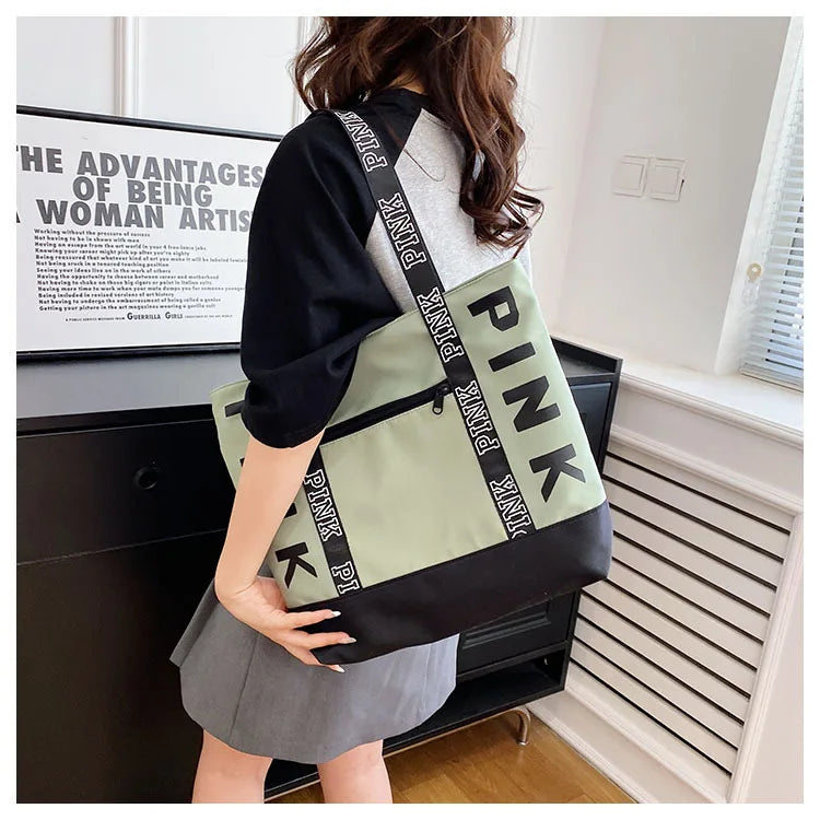 Leisure Large Capacity Tote Bag for Women Shoulder Bags Simple Class Bag for Girl Fashionable Purse and Handbag Bolsos De Mujer