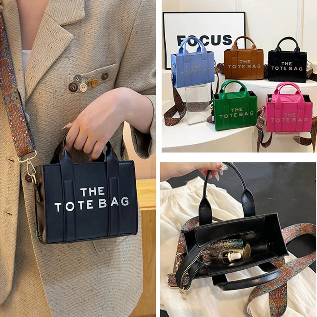 Brand Letter Handbag Designer Minimalist Design Handbag, European and American Fashion Crossbody Bag, Women's Retro One Shoulder